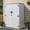 Off-White, variant on Uforic 59 Cu. Ft. Vertical Outdoor Storage Shed, Weatherproof Resin Cabinet with Double-Wall Panels & Floor, Lockable, Light Gray (Shelves Not Included)