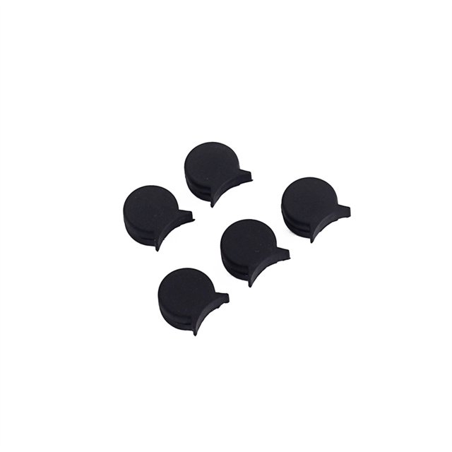 Eigraketly Almohadilla protectora de 5 piezas, cojines protectores de clarinete de goma negros cómodos, accesorios, protectores de pulgar para Accesorios para instrumentos musicales