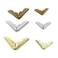 thumbnail image 3 of 100Pcs Vintage Metal Photo Album Corner Protectors Antique Album Corner Guards For Scrapbooks And Memory Books, 3 of 8