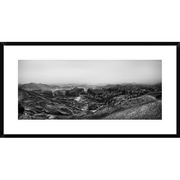 Global Gallery Piet Flour 'The Rock Desert' Framed Wall Art