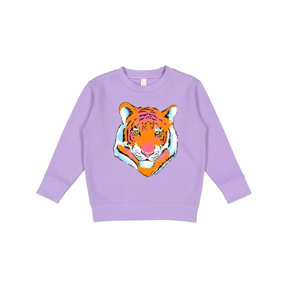 Inktastic Tiger Head Toddler Sweatshirt