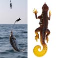 thumbnail image 4 of Gecko-Señuelo suave pesca con cola lagarto cebo rizado silicona 13 5 cm/21g flotante, 4 of 9