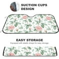 thumbnail image 4 of Car Windshield Sunshade Blocks Sun Visor Protector Watercolor Rose Flower Foldable Sun Shield For Vehicle Car Truck SUV Van 51x27.5 inches Keep Vehicle Cool, 4 of 6
