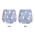 thumbnail image 3 of Honeii Vintage Easter print a double-layered women's running short, ideal for gym, tennis, and various activities, complete with a practical pocket-X-Large, 3 of 7