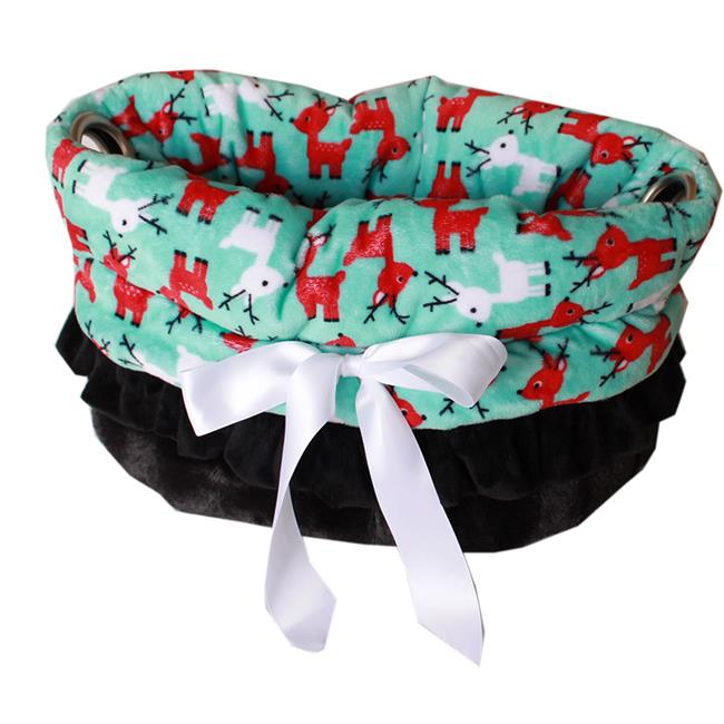 Reindeer Folly Reversible Snuggle Bugs Pet Bed, Bag & Car Seat