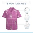thumbnail image 7 of High Quality Hawaiian Shirts for Men Short Sleeve Aloha Beach Shirt Floral Summer Casual Button Down Shirts Blouses CTRDUO, 7 of 7
