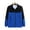 Blue Coats for Winter, variant on Women's Color Blocked Windproof Jacket Long Sleeved Zipper Casual Lapel Coats Warm Winter Trendy Clothes with Pockets Blue L