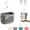 Grey, variant on RVOV Plastic Hanging Shower Caddy, Portable Shower Basket Organizer with Hook, Lightweight Bathroom Storage Tote for Dorm, Gym, Travel & College Essentials