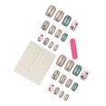 thumbnail image 5 of 24pcs St.Patrick's Fake Nail for Women Girl,Green Leprechaun Glitter Press on Nails,Reusable Spring Daily Wear False Nails,Long Coffin Acrylic Glossy Glue on Nails for Holiday Engagement Party, 5 of 6