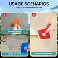 thumbnail image 5 of Heavy Duty Plastic Scraper Tool, Lightweight Durable, Ergonomic Grip, Versatile for Floor Tile Grout Removal, Suitable for Bathroom/Living Room/Home Cleaning, 5 of 5