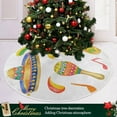 thumbnail image 6 of FMSHPON Cinco De Mayo Xmas Christmas Tree Skirt Stand Mat for Holiday Party Decoration Indoor Outdoor 36 inches, 6 of 6