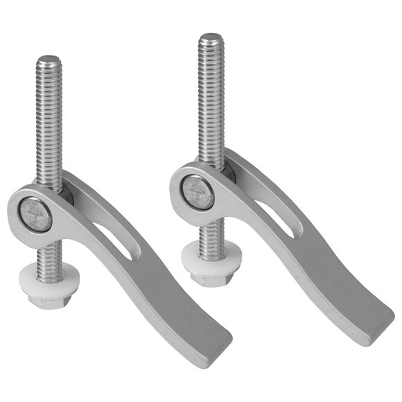 Peachtree Woodworking Supply Cam Action T-Track Quick Release Hold Down Clamp for Jigs, Fixtures & Shop Fences (2, 5/16")