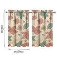thumbnail image 4 of Fall Kitchen Curtains 39 Inch Short - 32Panel Set, Autumn Harvest Print, Rod Pocket Window Treatment for Thanksgiving, Farmhouse, Cafe, Living Room - Machine Washable, 4 of 4