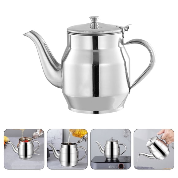 SHOWERORO Aceitera Conveniente De Acero Inoxidable Para Control De Consumo En Cocina Diaria