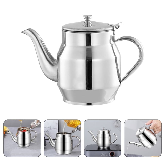 SHOWERORO Aceitera Conveniente De Acero Inoxidable Para Control De Consumo En Cocina Diaria