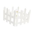thumbnail image 2 of koolsoo 4 Pieces Christmas Tree Fences Christmas Tree Barriers for Holiday Gate Lawn White, 2 of 9