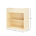 thumbnail image 2 of Foundations SafeStart Changing Table, Built-In Storage, Foam Pad Included, Natural, 2 of 8
