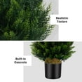 Artificial Topiary Cedar Trees 5FT Tall 2 Set, Outdoor Indoor Faux Pine