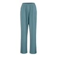 thumbnail image 5 of Gunia Girl Wide Leg Pants Stylish Comfortable Casual Soft Everyday Wear With Elastic Waist Playful Outdoor School Trousers 4-15 Years, 5 of 6