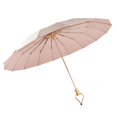 thumbnail image 4 of Folding Umbrella Mini Lightweight Sun Rain Umbrella for Hiking Camping Trips pink, 4 of 8