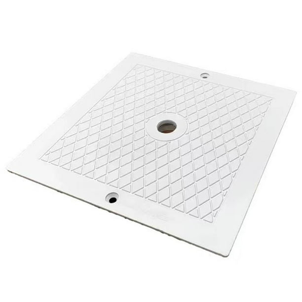 Tapa de skimmer de 10 '', placa de cubierta de skimmer de piscina, tapa de válvula de skimmer blanca, cubierta de cubierta de skimmer cuadrada de Sharpla Tapa para skimmer de piscina