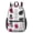 Multicolor Cat White, variant on Ninja Cat Yellow Pattern 17" School Backpacks for Teens,Waterproof Oxford Fabric,S-Shape Padded Straps for School,Travel,Hiking,Camping
