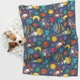 thumbnail image 6 of Yiaed Cartoon Space Print Dog Blankets-Cat Blanket Washable for Couch Protection,Puppy Blanket, Soft Plush Reversible Throw Furniture Protector-Small, 6 of 8