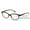 Demi, variant on Women 2 Tone Cateye Clear Progressive Reader - Zero Power On Top - No Bubble Reading Glasses Z110 +2.00