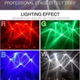 thumbnail image 2 of Tignapoo Dual-Layer LED Butterfly Rotating Stage Light AC110-220V 30W Black White, 2 of 6