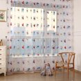 thumbnail image 2 of fankhu Kids Car Pattern Tulle Voile Drape Panel Decorative Articles Sheer Scarf Valances Thin Lightweight Porch Partition for Living Room Kitchen, 2 of 9