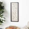 thumbnail image 2 of DecMode Cream Shell Handmade Abstract Shell Wall Decor with Beige Linen Backing and Black Frame, 2 of 10