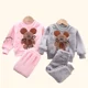 thumbnail image 2 of Autumn Winter Children Clothing Baby Pajamas Set Thick Flannel Fleece Child Sleepwear 2Pcs Sets Warm Home Suits Kids Clothes, 2 of 6