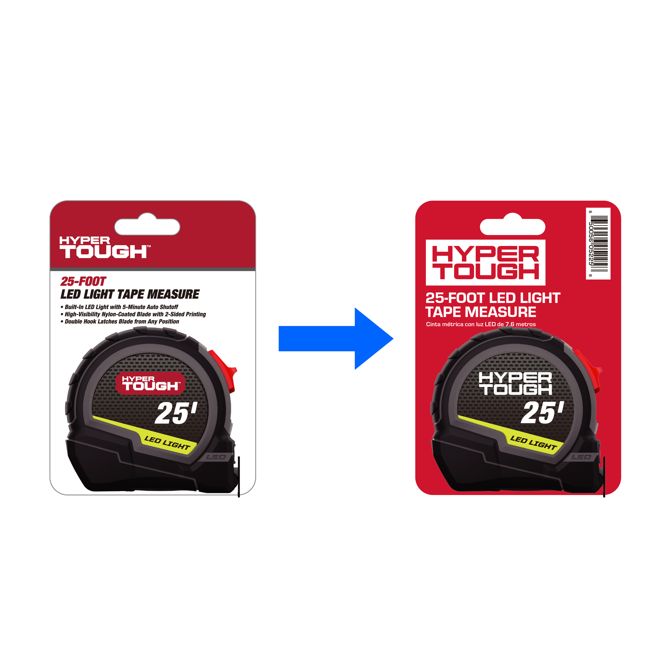 Hyper Tough 25 Ft LED Tape Measure With Rechargeable Battery photo 5