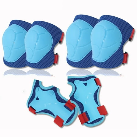 

Skateboard Skate Helmet with Protective Gear Knee Pads Elbow Pads Wrist Pads for Youth Outdoor Sports