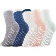 thumbnail image 1 of FFIY Chaussettes Douces pour Femmes avec Grips Chaussettes Antidérapantes Moelleuses, 1 of 5