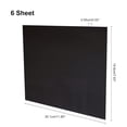 thumbnail image 6 of 6 Sheets Black Plastic Board Sheet ABS Plastic Sheet Durable Plastic Sheet with Protective Film for DIY Modeling Projects Arts and Crafts(19.9x30.1x0.05cm/7.83x11.85x0.02inch), 6 of 8