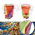 thumbnail image 2 of 100 Meter Colorful Bunting Triangle Flags Wedding Party Outdoor Banner Decor, 2 of 10