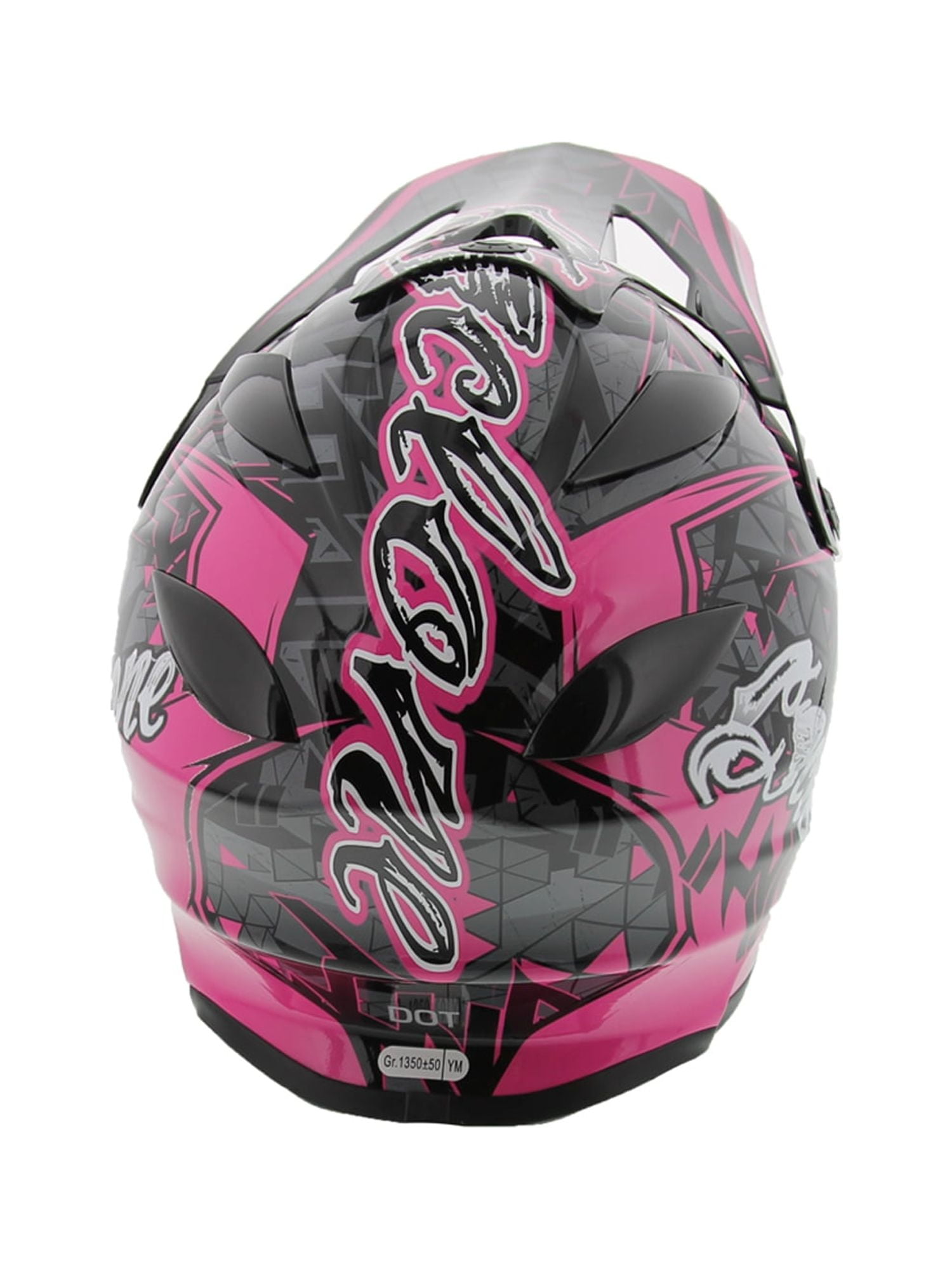 EVS T3 Works Youth MX Offroad Helmet Pink/White/Black MD 