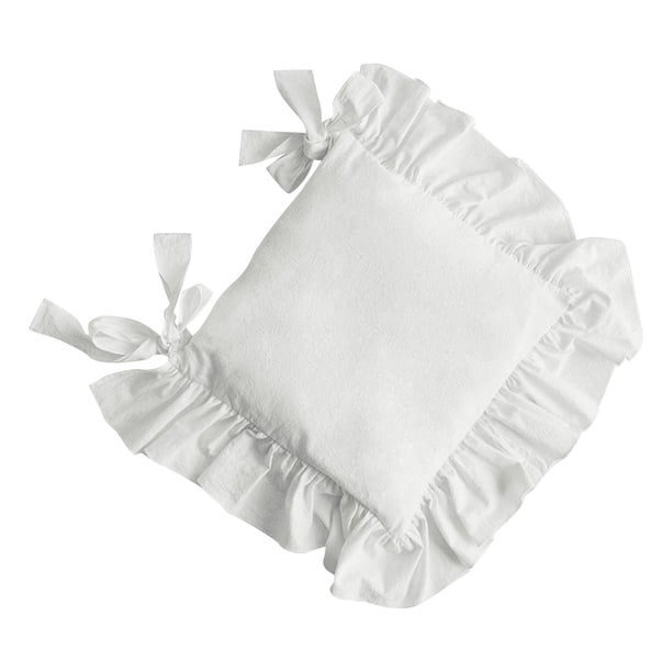 Cojín para silla de 40 x 40 cm, lavable a máquina, multiusos, relleno de algodón, cierre de cremallera.