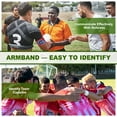 thumbnail image 4 of Banda de Capitán de Fútbol Uxcell, Bandas de Capitán para Fútbol, Banda de Capitán Elástica Verde Fluorescente, 4 of 7