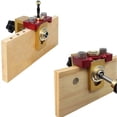 thumbnail image 3 of Woodworking 3 in 1 Doweling Jig Kit Adjustable Wood Dowel Punch Locator Aluminum Pocket Hole Jig, 3 of 5