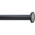 thumbnail image 3 of Tension Curtain Rod - Spring Tension Rod for Windows or Shower, 24 to 36 Inch. Black, 3 of 5