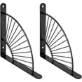 thumbnail image 1 of Soportes para Estante BRI Dorados 6 Pulgadas Metal Resistente, 1 of 5