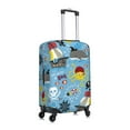 thumbnail image 3 of Naloa Pirate Marine Animals Elastic Suitcase Protector, Travel Suitcase Protector Cover Fits 18-32in Suitcase - Medium, 3 of 9