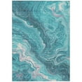 thumbnail image 2 of Addison Rugs Chantille Indoor/Outdoor Transitional Abstract Teal Washable Rectangle Rug, 2'6" x 3'10", 2 of 6