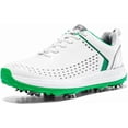 thumbnail image 1 of Zapatillas de golf para hombre, impermeables, para entrenamiento al aire libre, con 8 clavos., 1 of 5