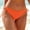 Orange, variant on Swim Suits for Women 2024, Women String Tie Side Bikini Bottoms Moderate Coverage Swimsuit Bottom Low Waist Low Rise Bathing Suit, Tankini Swimsuits for Women, Bikini Sets for Women Black M