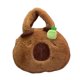 thumbnail image 2 of Monedero de felpa de carpincho - Bolso de hombro de felpa divertido - Bolsa de viaje para cumpleaños Estilo B, 2 of 8