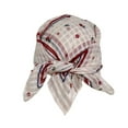 thumbnail image 5 of TELOLY 2026 New Bandanas for Women,Cotton Bandanas White Floral,Cotton Bandana Set,White, 5 of 5