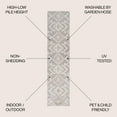 thumbnail image 4 of JONATHAN Y SOUTH BEACH 2 x 10 Runner Rug, Sumak Pile Neutral Diamond Kilim - Beige/Gray, SBH107A-210, 4 of 9